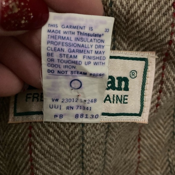 Vintage L.L. bean mens MT medium tall wool lined parka - Picture 11 of 16